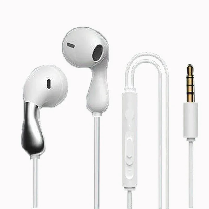 Tidesmit USB-C Wired Earbuds with HD Mic HiFi Stereo Sport Fit HZ20-White Tidesmit
