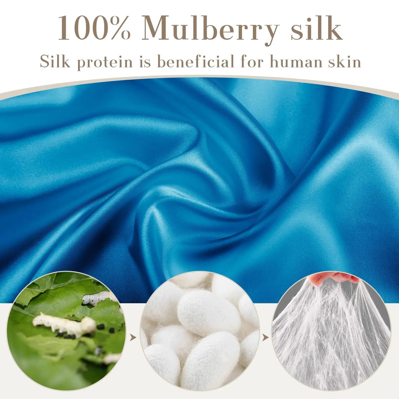 100% Mulberry Silk Sleep Mask Soft Padded Eyemask Eyeshade Blocking Light for Travel & Nap Comfortable Sleeping Eyepatch