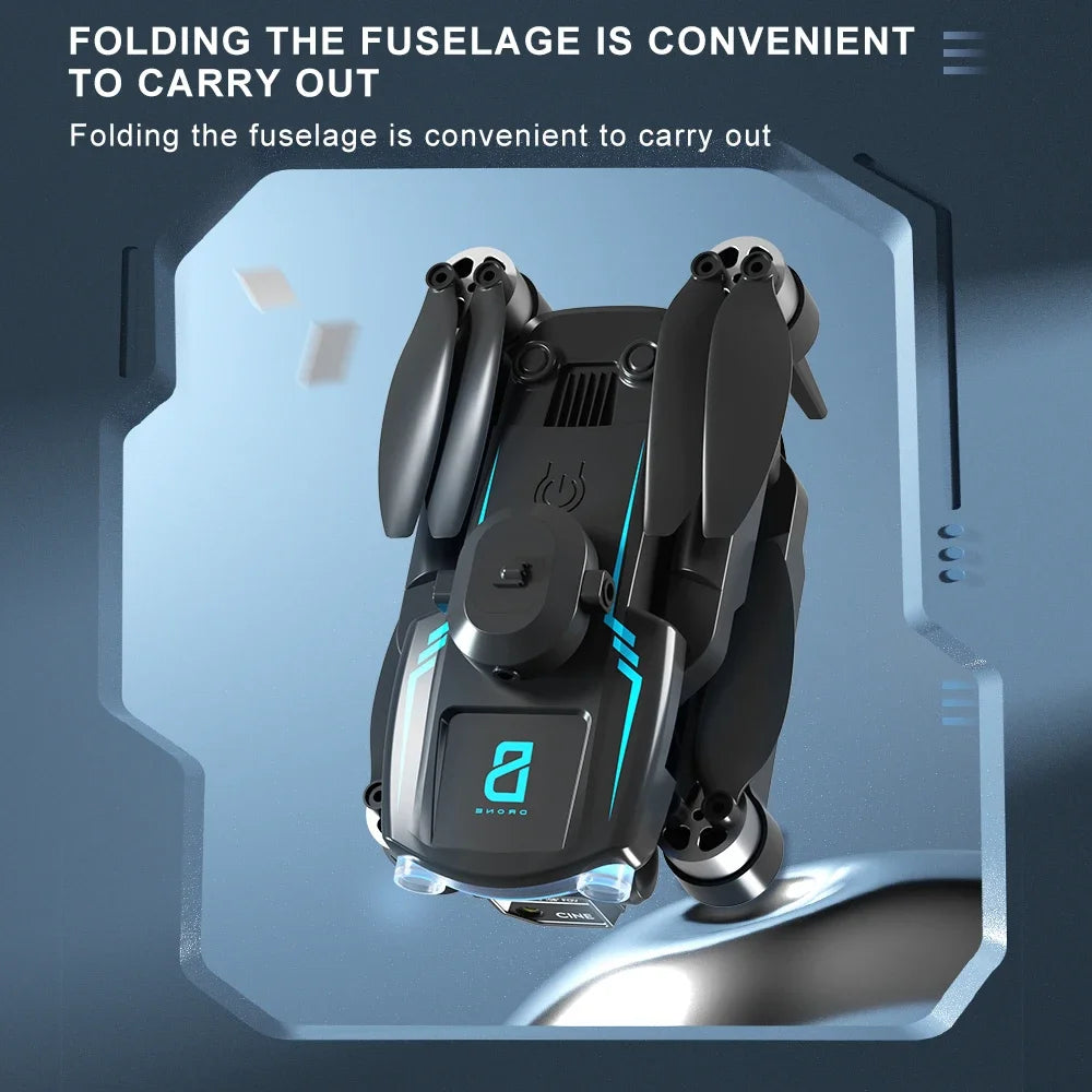 8K HD Camera Drone | Foldable Obstacle Avoidance Quadcopter Tidesmit