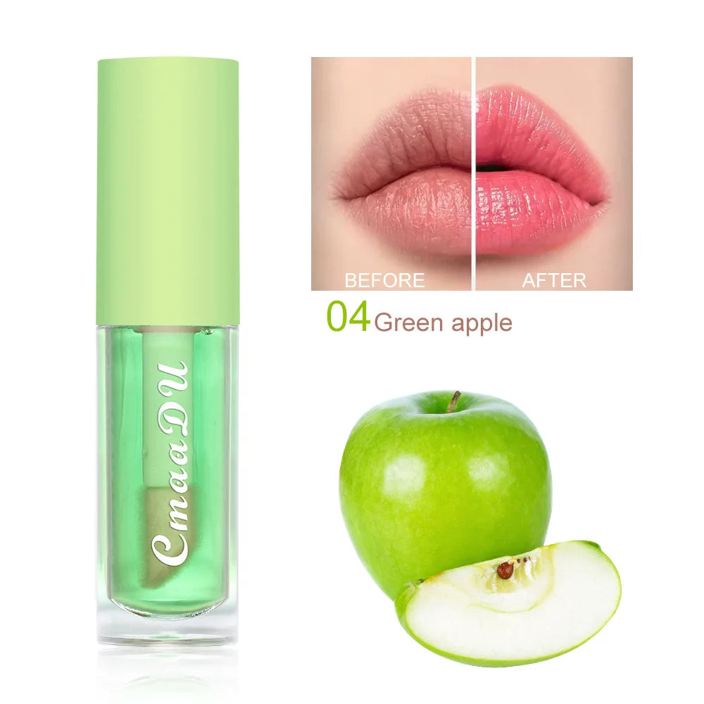 Moisturizing Fruit Lip Oil - Color Changing Hydrating Gloss Lip Care 04 Tidesmit