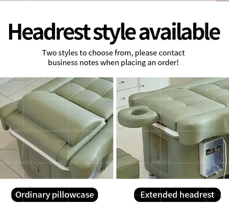 Electric Shampoo Massage Bed - Professional Salon Recliner with Heat Massage Chairs Tidesmit