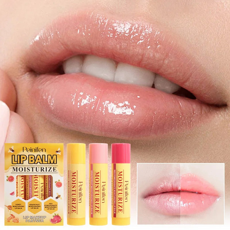Natural Lip Balm Set - Deep Hydrating Plant-Based Lip Care Lip Care Tidesmit