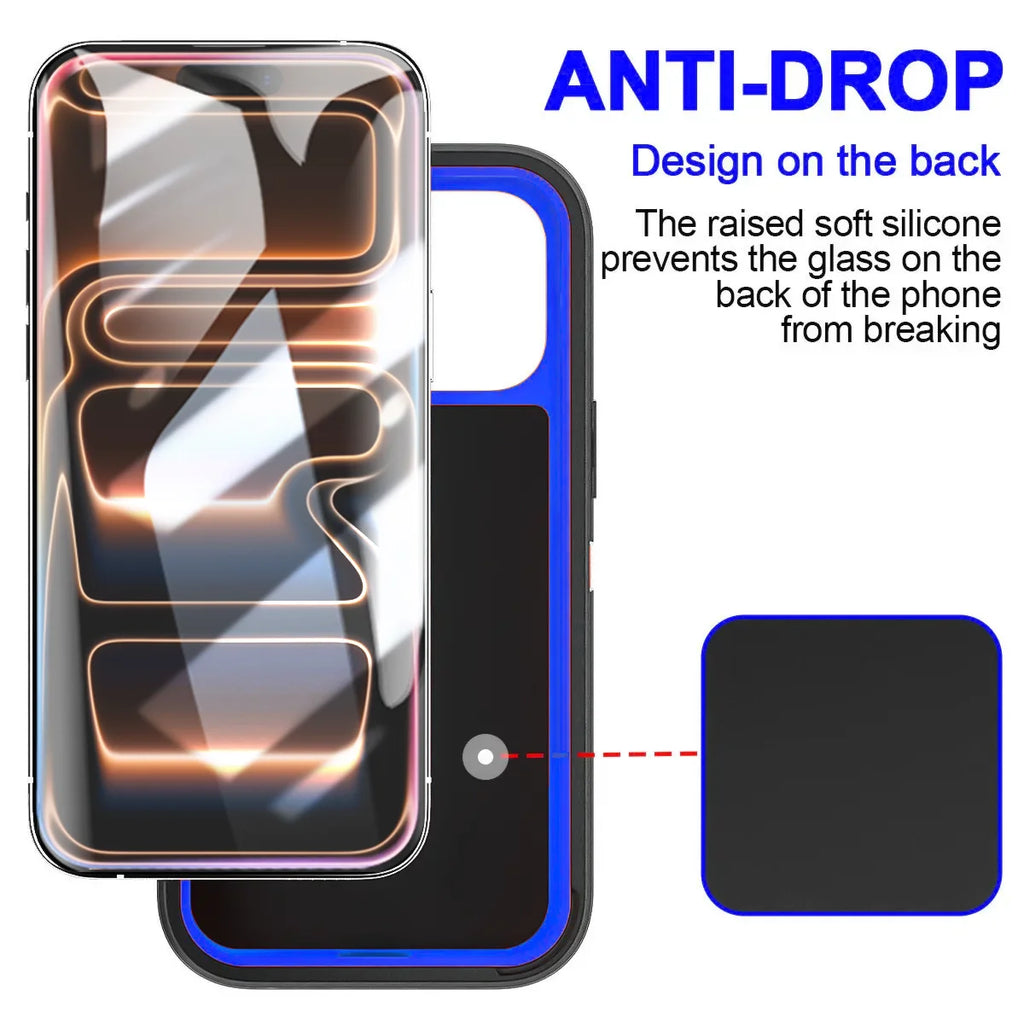 iPhone 17 Pro Max Shockproof Case with Integrated Kickstand - Tidesmit Tidesmit