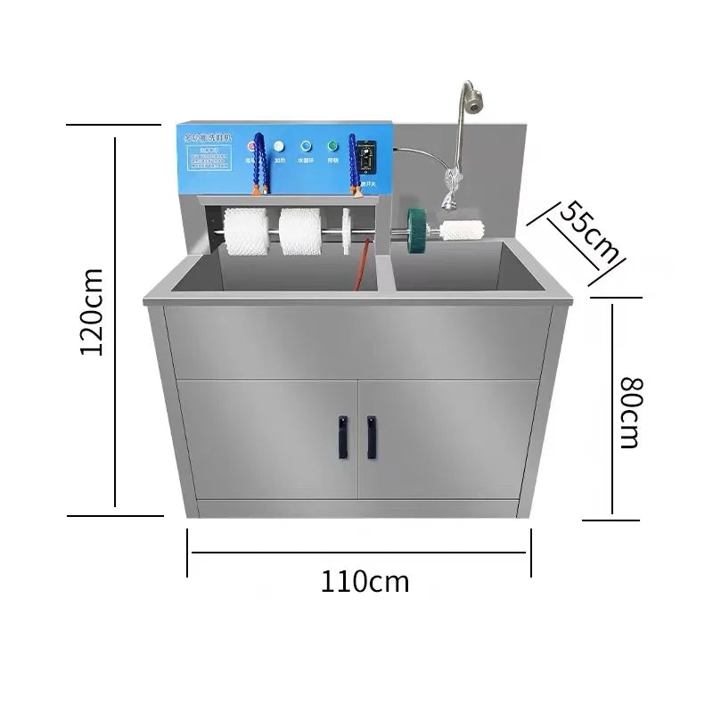 Tidesmit heavy duty shoe washer machine for commercial laundry, 15-30 pair capacity for professional sneaker cleaning