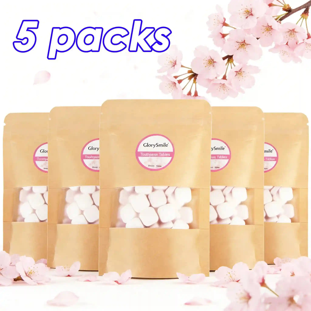 Tidesmit teeth whitening toothpaste tablets for plaque removal and fresh breath oral hygiene care