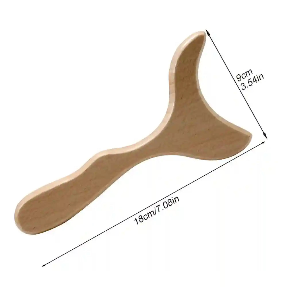 Wooden Massage Roller for Cellulite Removal and Lymphatic Flow (4 Styles) Massage Roller D Tidesmit