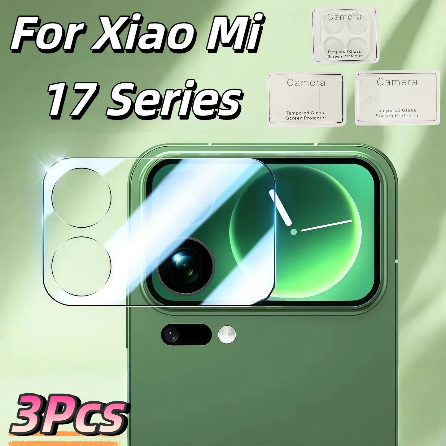 Xiaomi 17 Screen Protector 3-Pack Tempered Glass - 9H Hardness Case-Friendly 3PCS Tidesmit