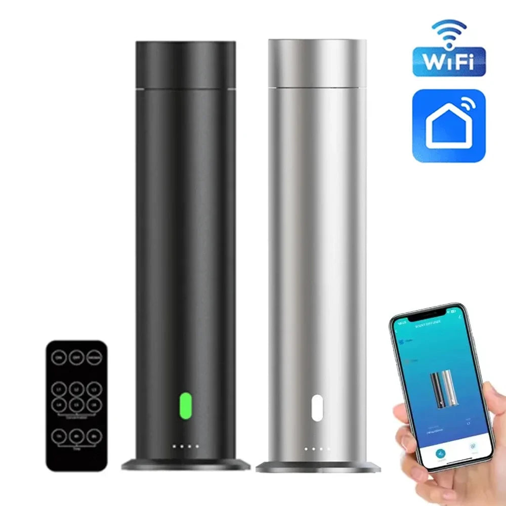 Coverage 1000 Sq.ft  Fragrance Diffuser 120ML Aroma Diffuser Smart Timing Remote Waterless Essential Oil Diffuser Large Room