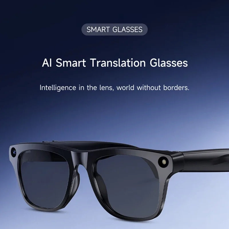 AI Smart Glasses with 100MP Camera & Spatial Audio - Tidesmit Tech Tidesmit