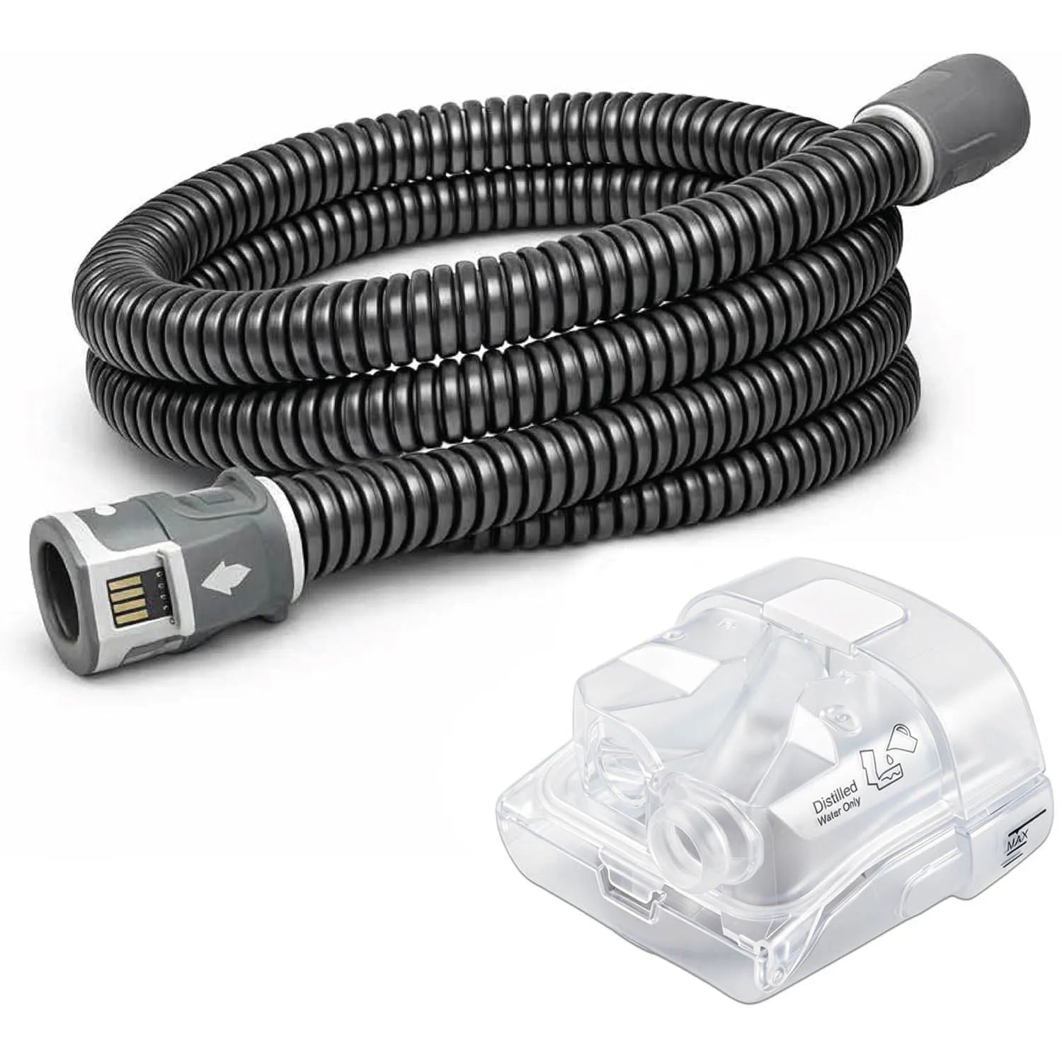 Airsense 11 & Aircurve 11 CPAP Heated Tube Ventilator Constant Temperature Pipe Oxygen Heating Tube with 1pcs Water Chamber Tank