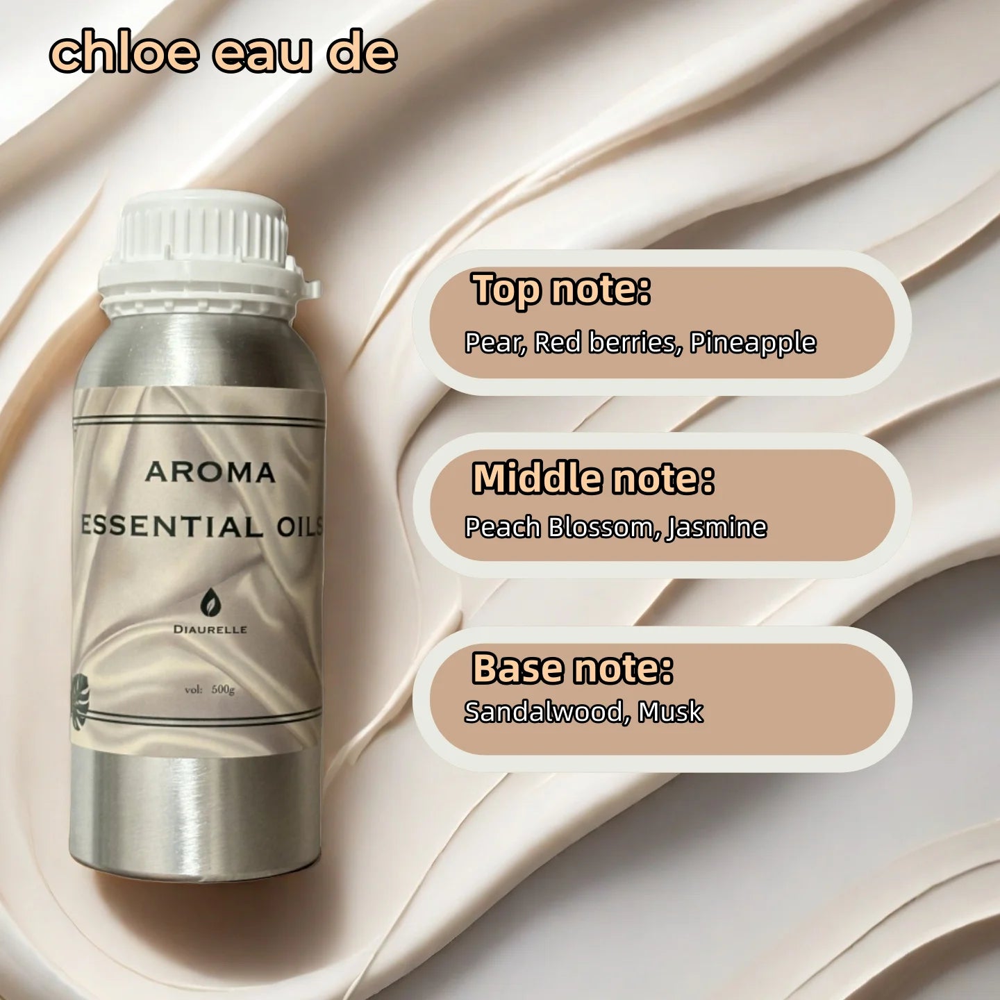 500ML Flower Aventus Essential Oil Home Air Freshener Pure Plant Essential Oil Hotel Room Fragrance Diffuser Oils Air Purifier