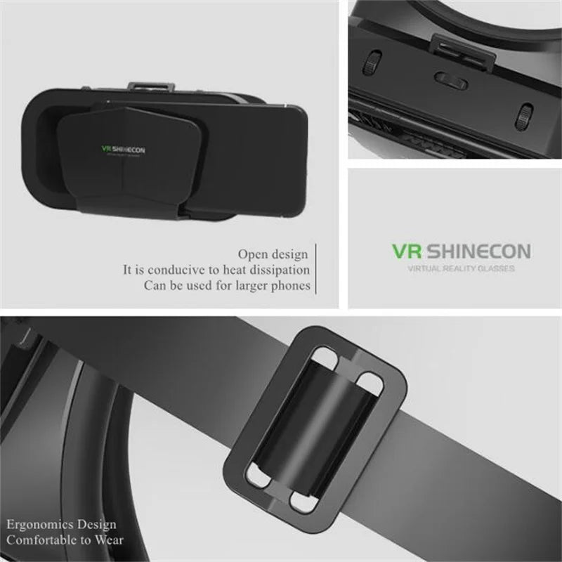 VR Headset for Smartphones - Lightweight Immersive Mobile VR Glasses Tidesmit