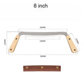 Draw Shave Tool High Speed Steel Comfortable Non Slip Handle Multifunctional Debarking Hand Tool for Woodworking Draw Shave Tool
