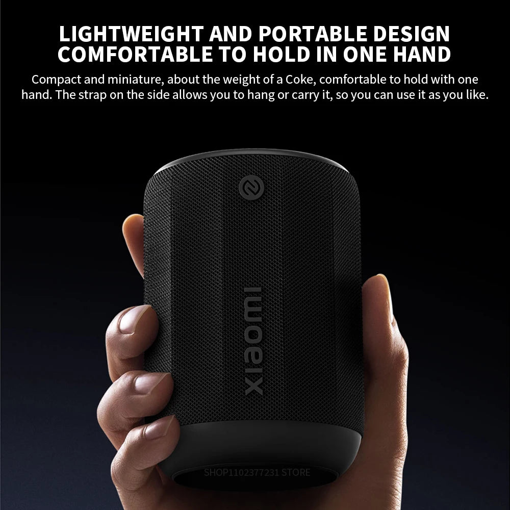 Original Xiaomi Bluetooth Speaker Mini is compact and portable, with an RGB ambient light ring offering customizable colors CN.