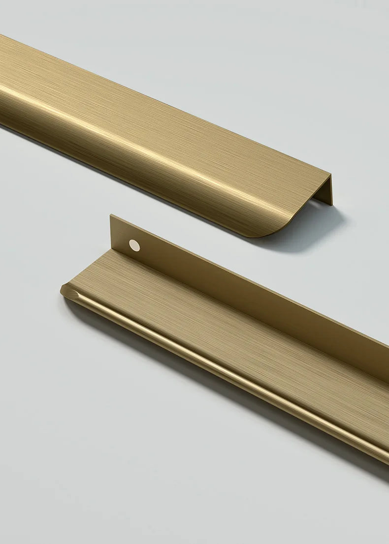 Invisible Wardrobe Handle Minimalist Modern Minimalist Cabinet Door Drawer Cashmere Gray Cabinet Furniture Hardware Small Handle