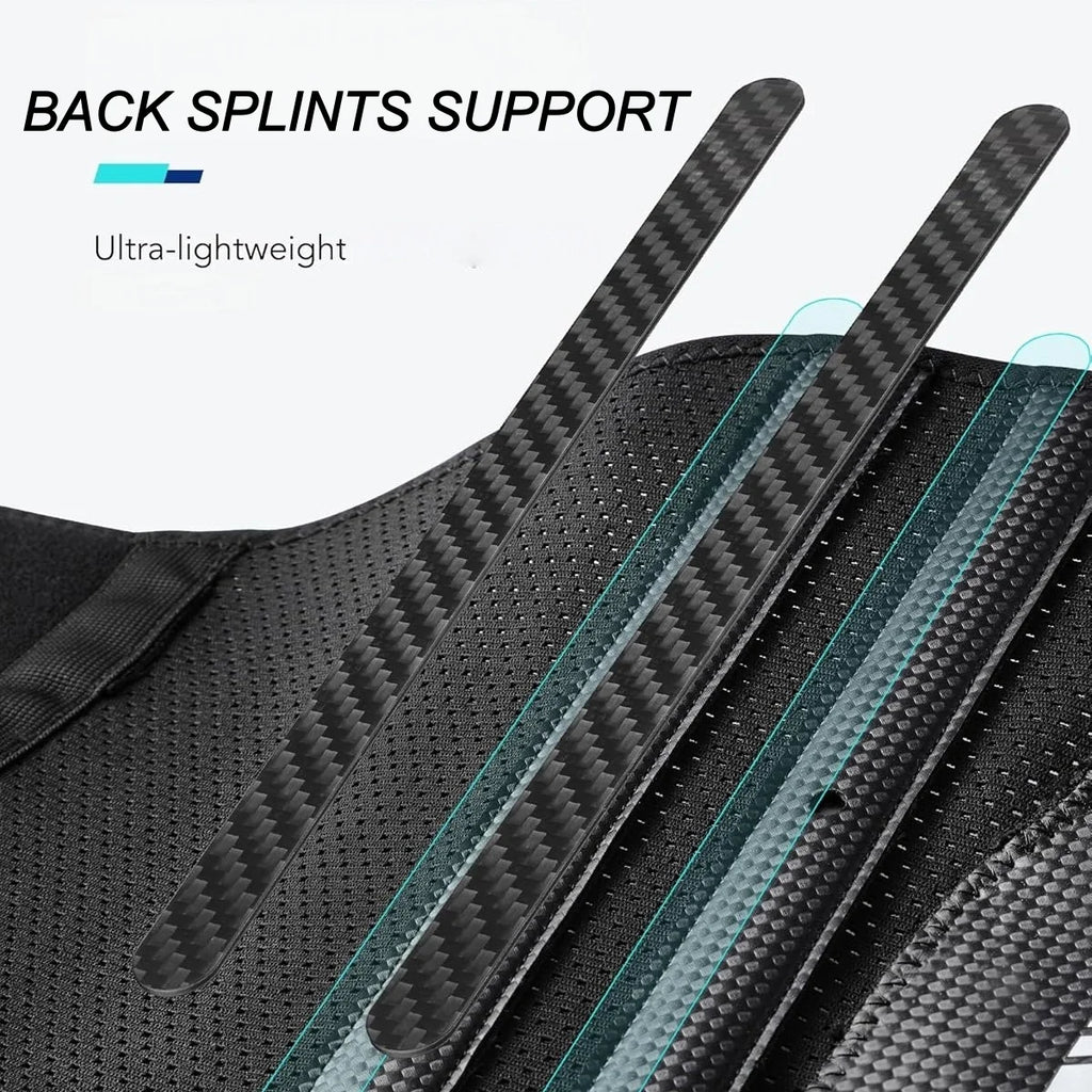 Men Women Lumbar Support Belt Back Brace for Lower Back Pain, Sciatica, Herniated Disc, Scoliosis, Lightweight Waist Support