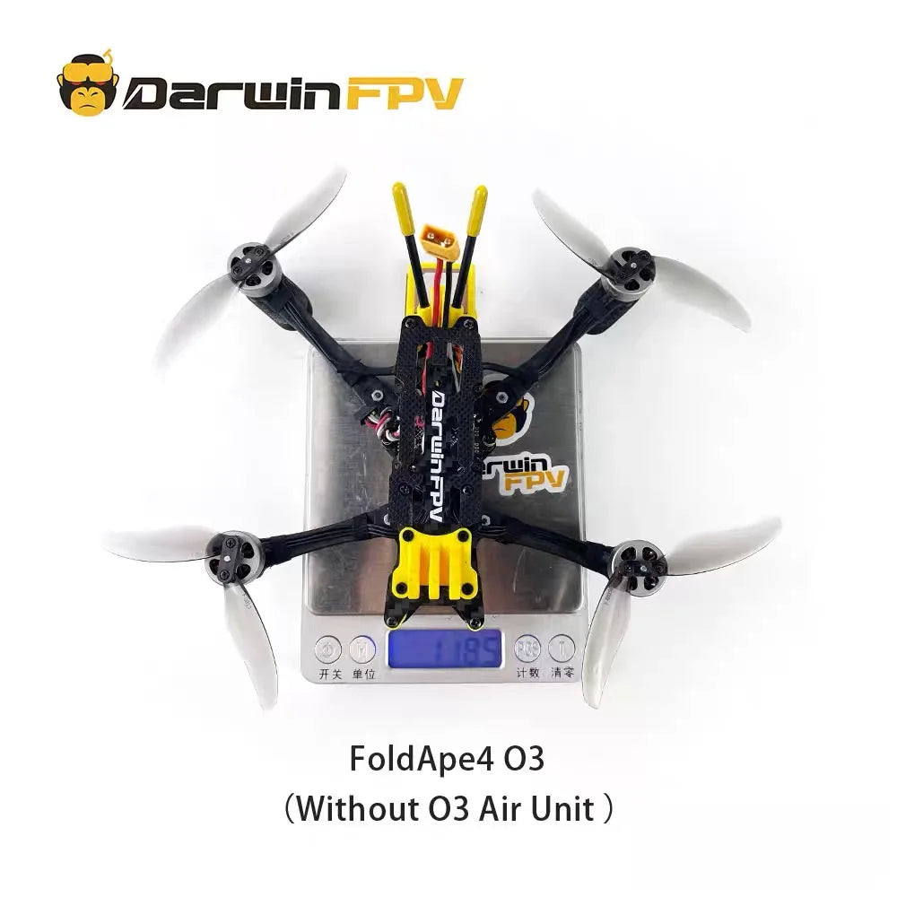 FoldApe4 Folding FPV Drone - 4-Inch Long Range Quadcopter BNF Tidesmit