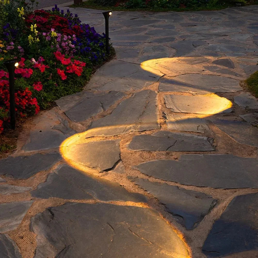 1-4pcs LED Solar Landscape Lights Outdoor IP65 Waterproof Solar Light Solar Garden Spotlight for Yard Lawn Walkway Courtyard