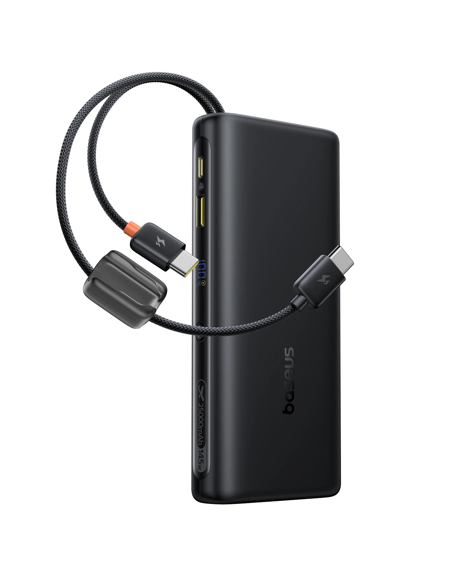 Tidesmit 25000mAh 145W Fast Charging Power Bank with Dual USB-C Cables Tidesmit