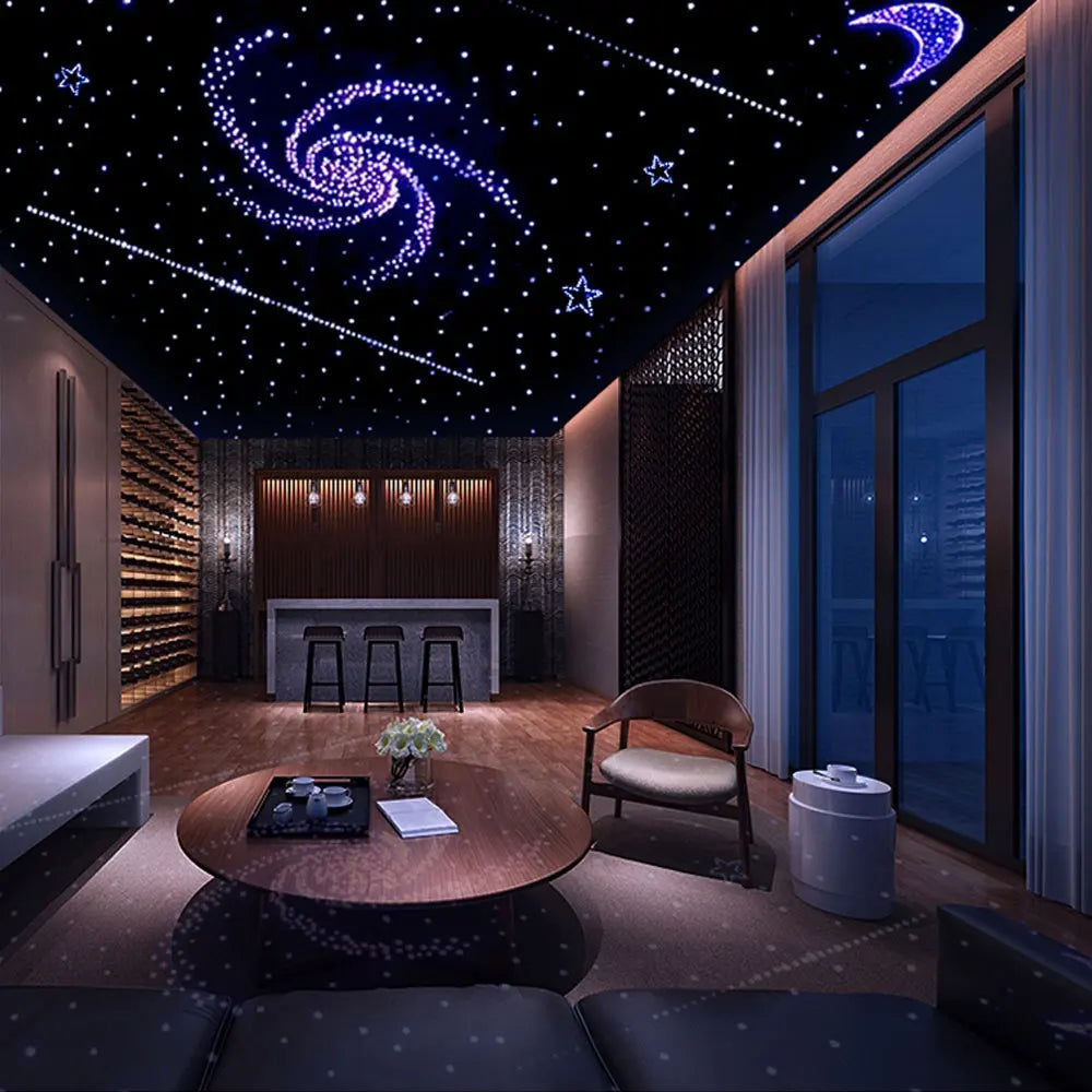 Fiber Optic Car Starry Sky Light Kit | RGB Music Control System Tidesmit