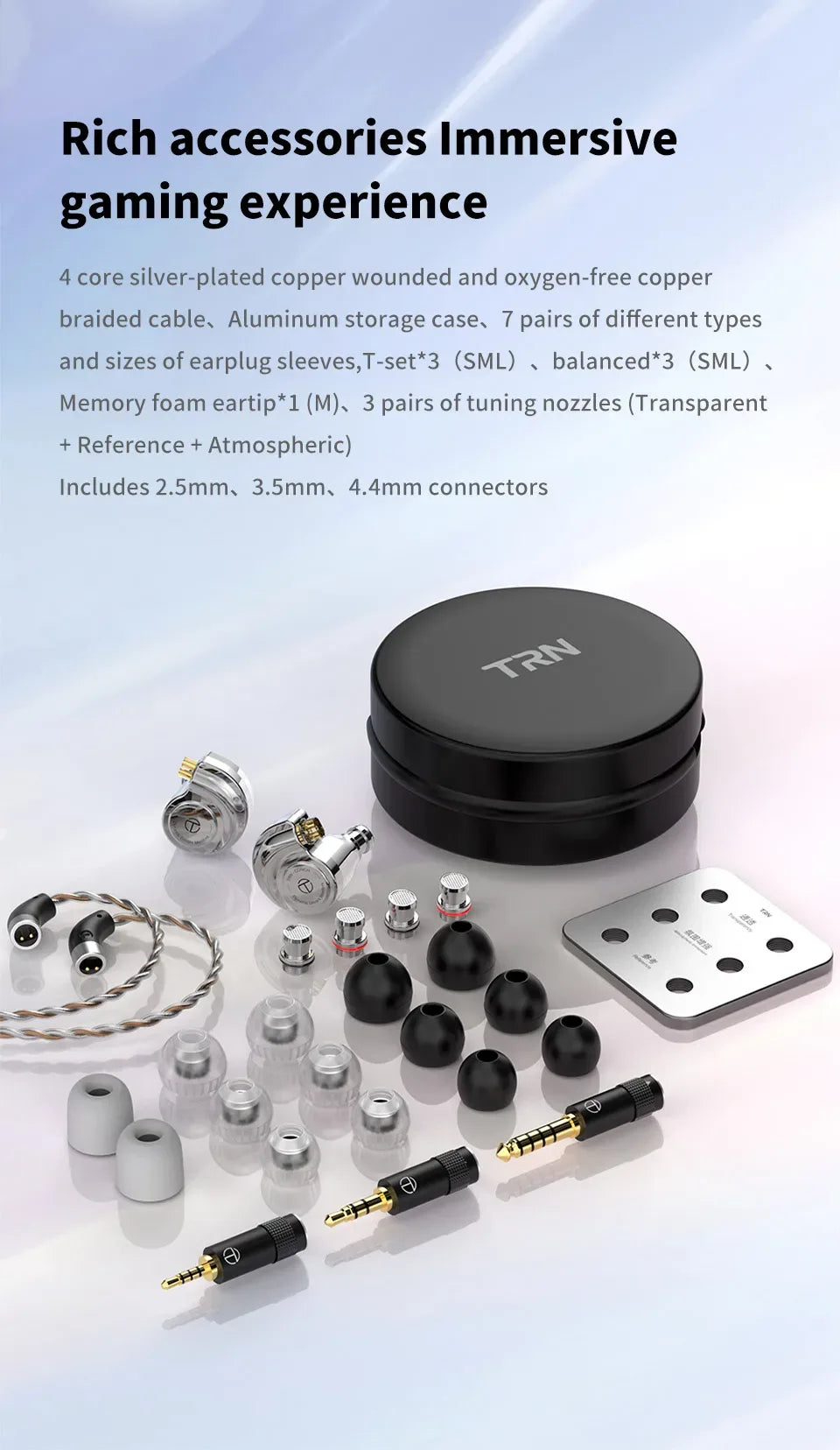 TRN Conch Earphone High-Performance DLC Diamond Diaphragm Dynamic in-Ear Monitors Music Monitors Tuning Wireless earbuds trn v80 Tidesmit