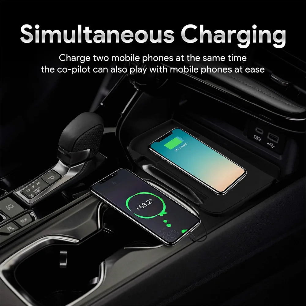 Wireless Charger Pad for Lexus NX 2022-2025 - Qi Certified Fast Charge Tidesmit