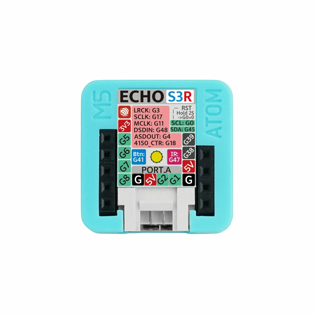 Original M5Stack ATOM Echo or Base ASR ESP32 Programmable Smart Speaker Development Board Kit For Home Assistant Voice Control