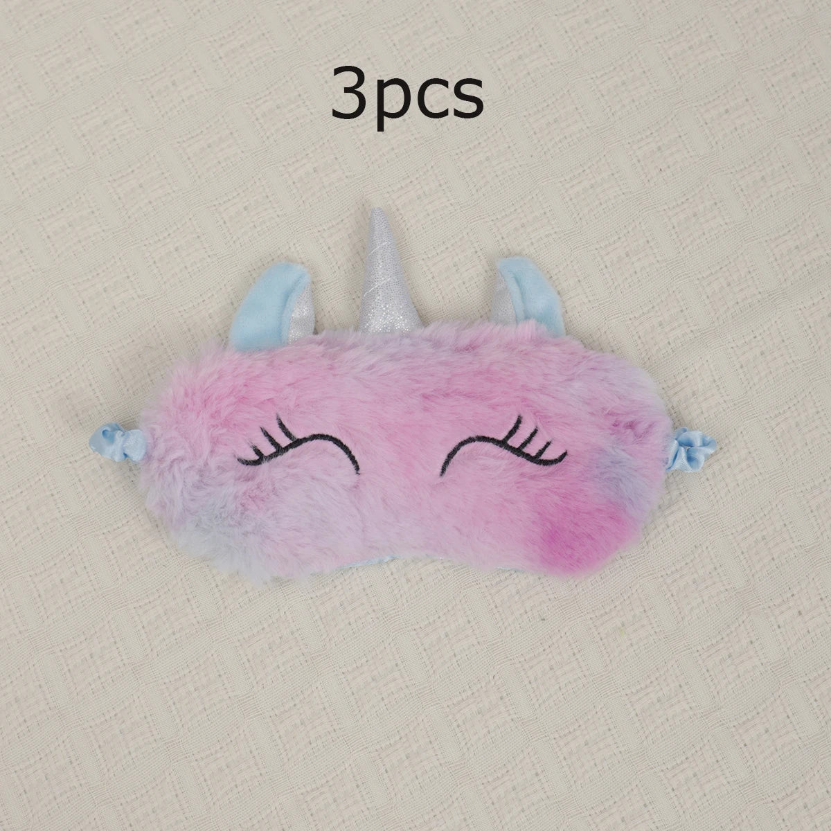 1pc/3pcs/5pcs-Cartoon Unicorn Party Anime Sleeping Mask Kids Gift Cute Blindfolds Travel Sleep Eye Band Shade Rest Eyepatch