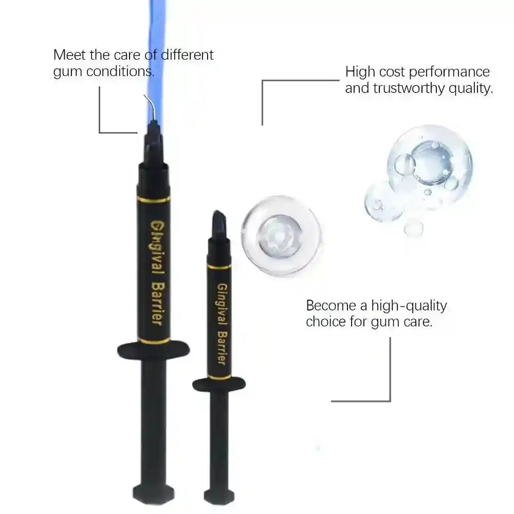 Gingival Barrier Gel for Professional Teeth Whitening - 5PCS Set Lip Care Tidesmit