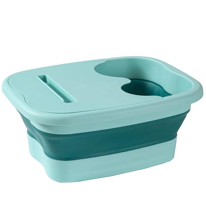Foldable Foot Bath Massager | Portable Home Spa Wellness Tool Relaxation Treatment Green - lid China Mainland Tidesmit