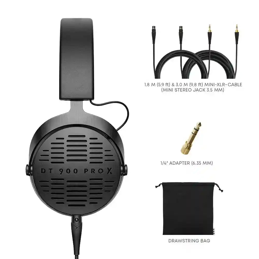 Studio Monitoring Headphones: Hi-Res Audio DT 900 Over-Ear Headset Tidesmit
