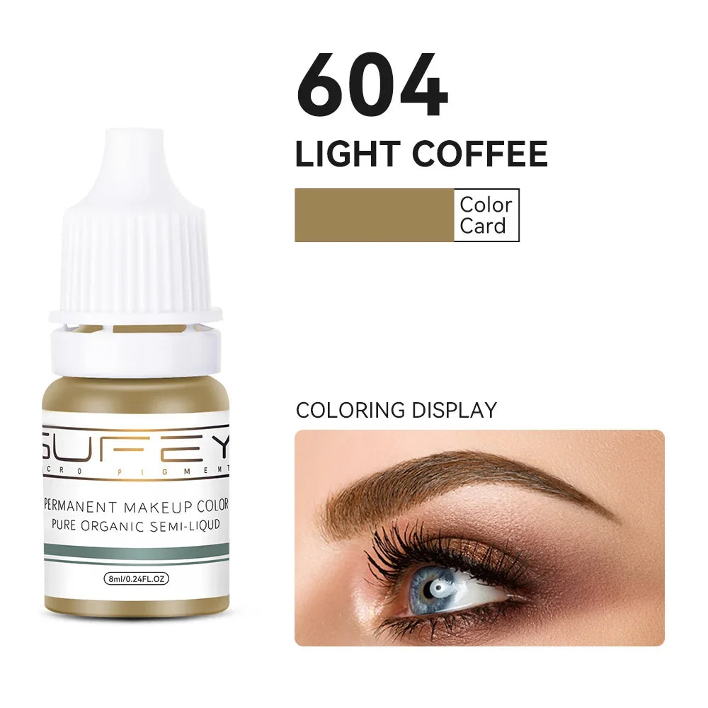Microblading Pigment 8ml - Professional Permanent Makeup Brow Ink Permanent Makeup Machines Tidesmit