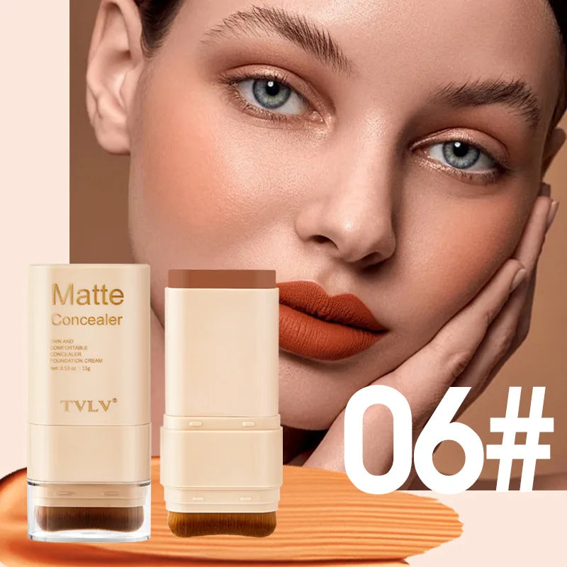 Tidesmit Eraser Concealer Double-Head Foundation Stick texture close-up nine-color waterproof non-clogging face makeup