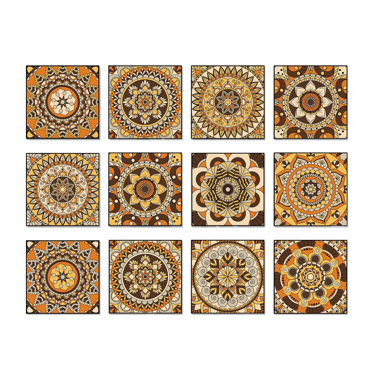 Classic Tile Self-adhesive Wallpaper, Waterproof Thickened PE Foam Wall Sticker for Bedroom, Bathroom, Kitchen, Tile Sticker