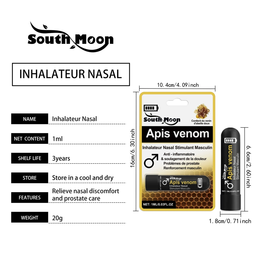 Nasal Sniffing Stick | Refreshing Herbal Inhaler & Lip Care Formula Lip Care Tidesmit