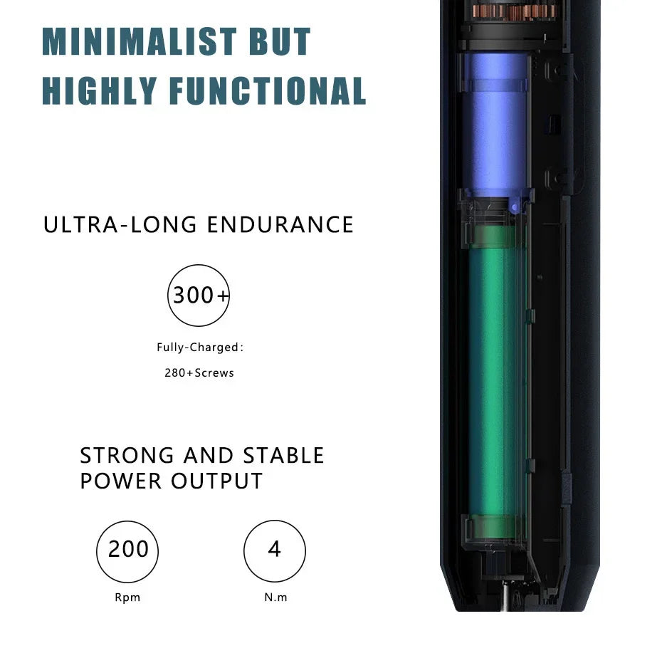 Mini Rechargeable Electric Screwdriver Set Adjustable Torque Cordless Drill for Precision Repair & Electronics Maintenance Tools
