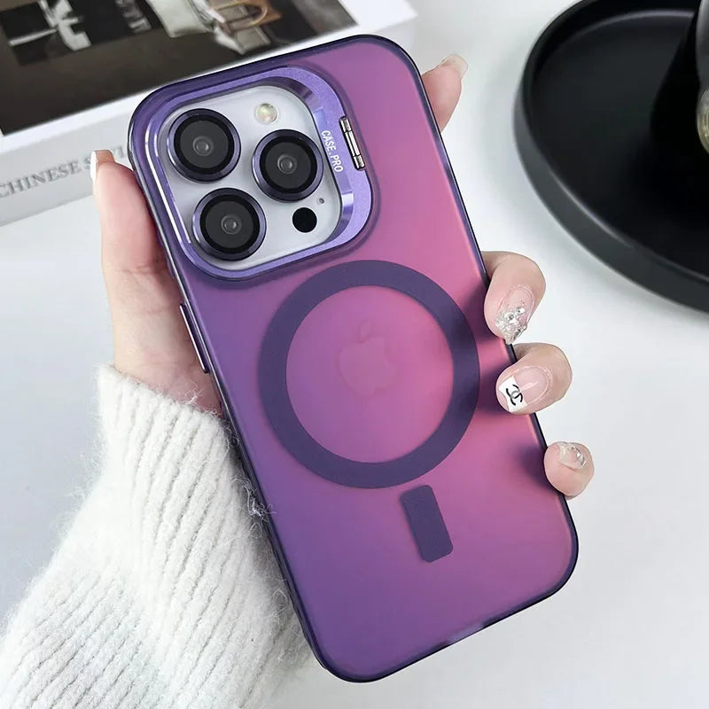 Magnetic Color Changing iPhone Case with Integrated Lens Protection Tidesmit