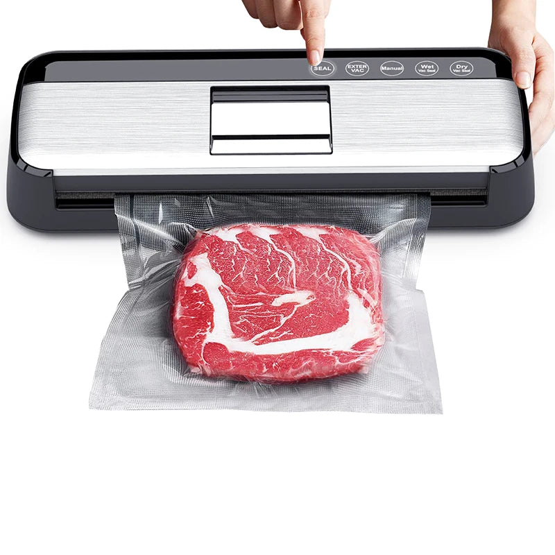 Customizable Electric Household Vacuum Sealer Machine Dry Moist Food Vacuum Sealer Plastic Material for Food Packing Storage