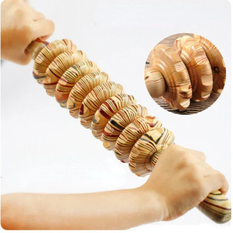 Wood Therapy Massage Roller for Body Contouring and Cellulite Reduction Body Shaping Massage Equipment Tidesmit