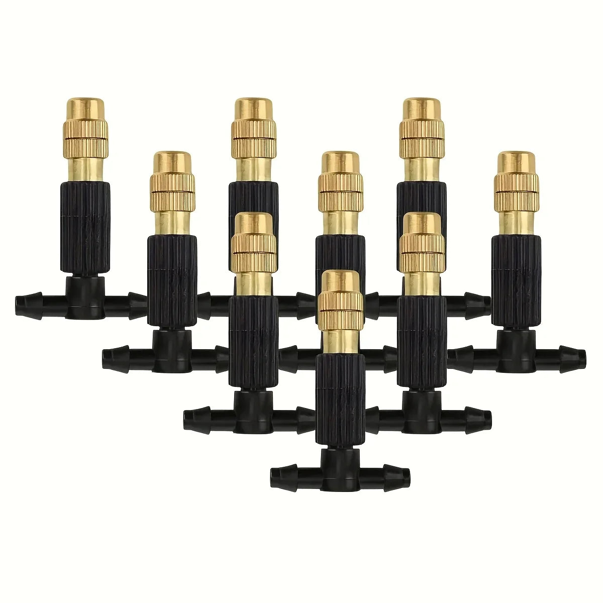 Outdoor Misting Cooling System, Garden Irrigation Watering, 1/4 Inch Atomizer Nozzle, 4/7mm Hose, 10M-30m, for Patio Greenhouse