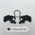 Cheapino V2 Split Keyboard - MX Silent Switches Wired QMK Firmware Vial Ergonomic Mechanical Keyboard Pre-soldered DIY Kit