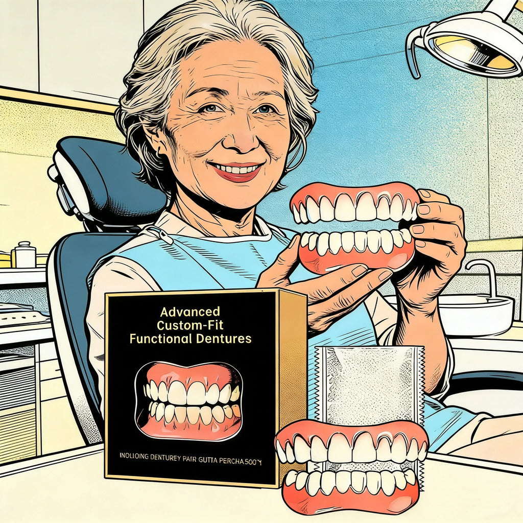 Soft Silicone Denture Reliner Kit | Upper & Lower Teeth | Tidesmit Scrubs Treatments Tidesmit
