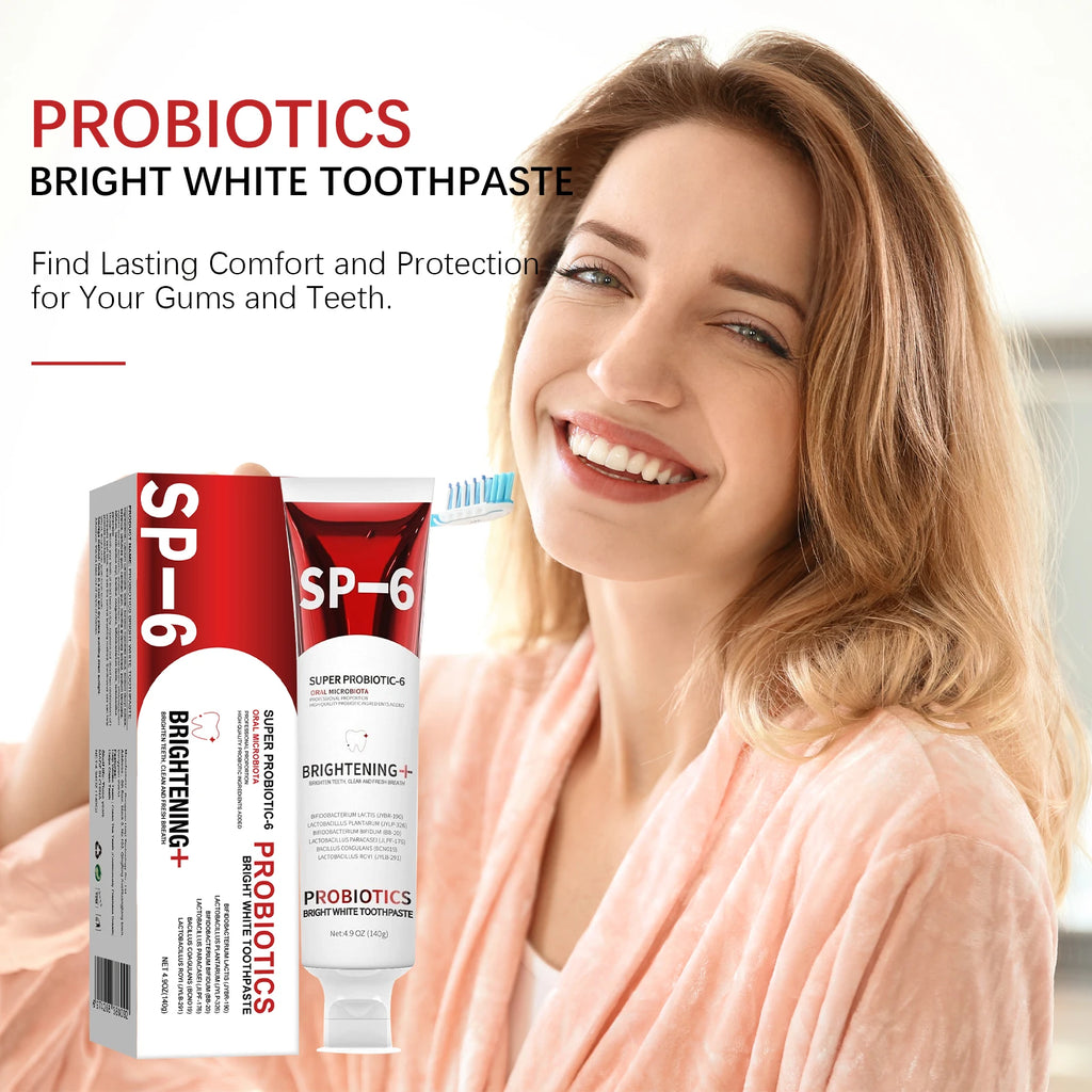 Tidesmit 140g SP-6 Probiotic Whitening Toothpaste for plaque removal and dental caries prevention