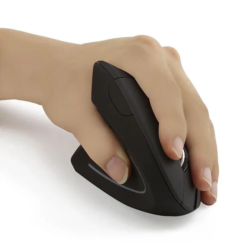 Left Right Hand Vertical Mouse Ergonomic Wireless with Bluetooth Double Mode Mouse Computer PC Mice Rechargeable Gaming Mouse