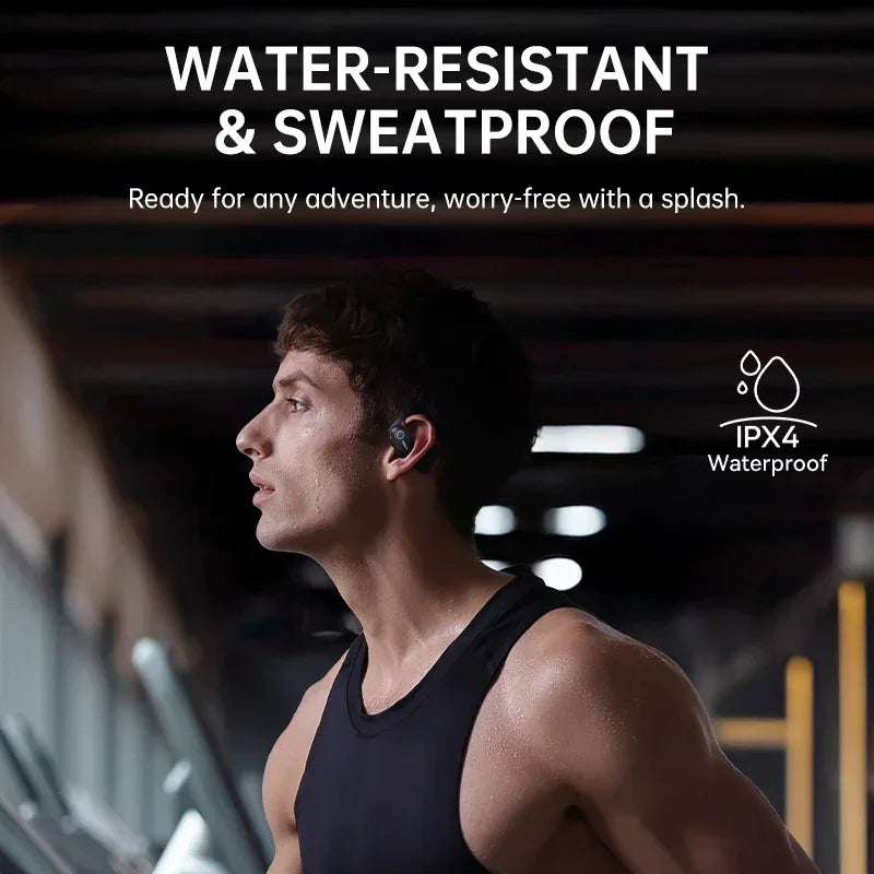 Baseus Bowie MF1/Eli 15i Fit Open-Ear Sport Wireless Earphones Bluetooth 5.4 EarHooks Big Bass Sport Earbuds 60Hrs Playtime Tidesmit