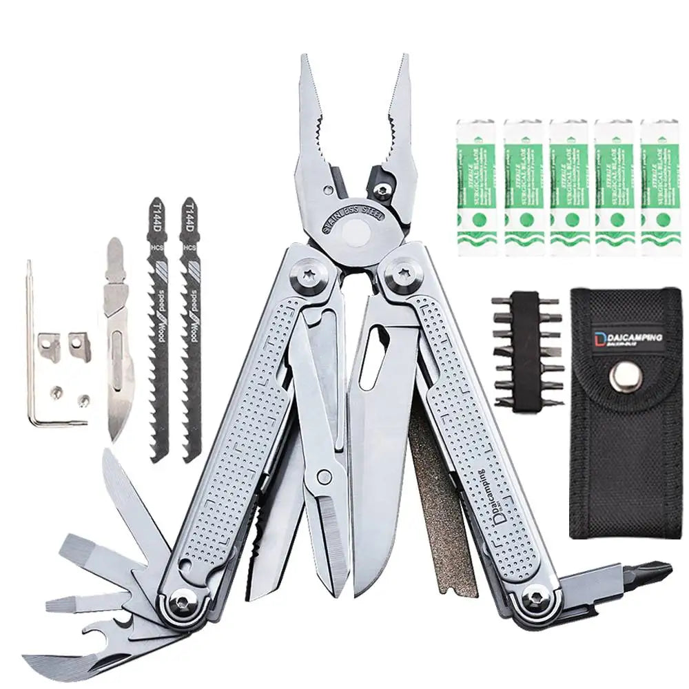 Daicamping DL30 DL301 DL7 Outdoor Camping EDC Plier Set Multifunctional Multitools Hand Multi Tool Folding Multi-tool Kit