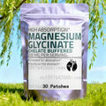 Magnesium Glycinate 200mg Per Serving Chelates High Absorption, Mild To The Stomach, 30 Patches