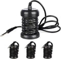 Stainless steel ion detox foot bath array with black cage and cable for hydrotherapy spa purification machine.