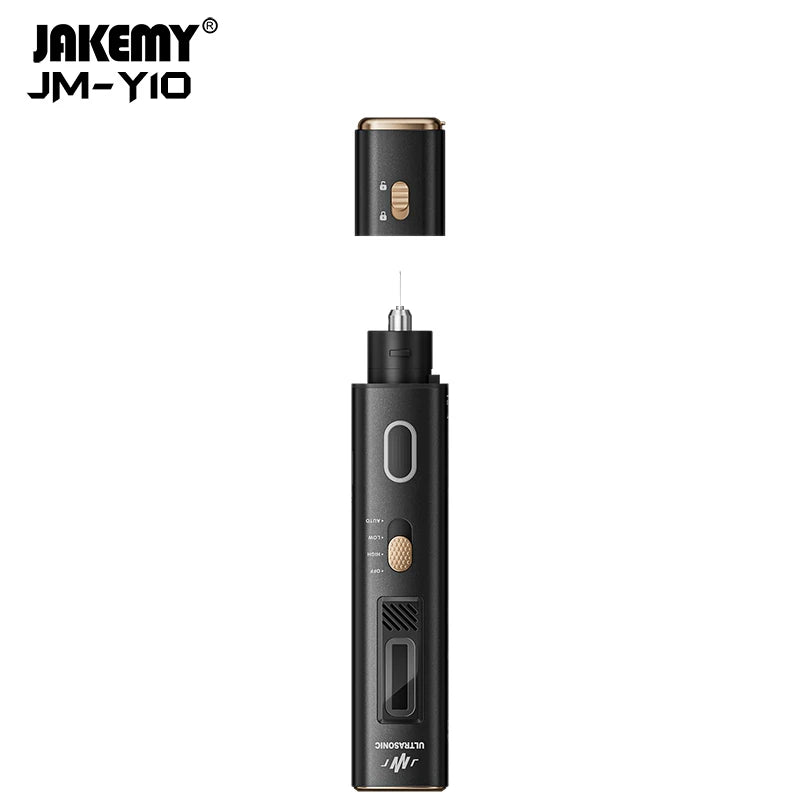 JAKEMY Ultrasonic Cutting Knife Y10 35W 40kHz 2 in 1 Handheld Ultrasonic Cutter and Polisher for Cutting, Grinding and Polishing