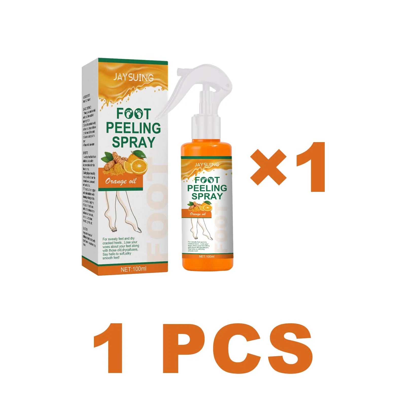 Exfoliating Foot Spray for Cracked Skin - Salon-Quality Repair Scrubs Treatments 1 PCS Tidesmit